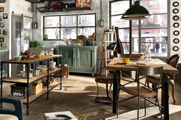 Cucina in stile industriale